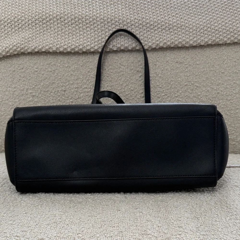 Marc Jacobs Black Tote with Gold Accents